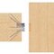 Haupt-Nebenträgeranschluss, Unsichtbarer Holzverbinder UHV, Verdeckter Holzverbinder, Verdeckte Holzverbinder, Verdeckter Verbinder, Verdeckte Verbinder